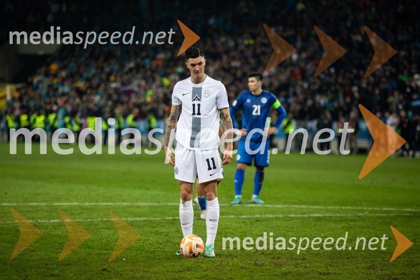  Benjamin Šeško, nogometaš, SlovenijaKvalifikacije za nogometno EP: Slovenija- Kazahstan