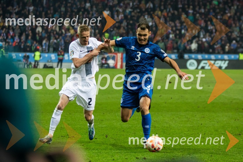  Žan  Karničnik, nogometaš, Slovenija;  ... Kvalifikacije za nogometno EP: Slovenija- Kazahstan