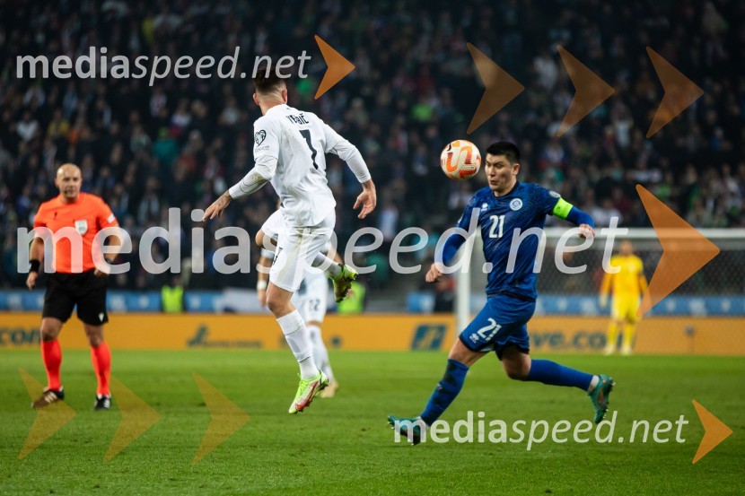  Benjamin Verbič, nogometaš, Dinamo Kijev;  ... Kvalifikacije za nogometno EP: Slovenija- Kazahstan