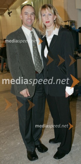 Zakonca Borut in Britta Bilač, nekdanja atletaViktorji za leto 2004