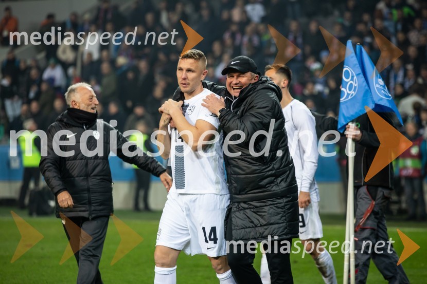  Jasmin Kurtić, nogometaš, Slovenija;  Matjaž Kek, selektor slovenske nogometne reprezentanceKvalifikacije za nogometno EP: Slovenija- Kazahstan