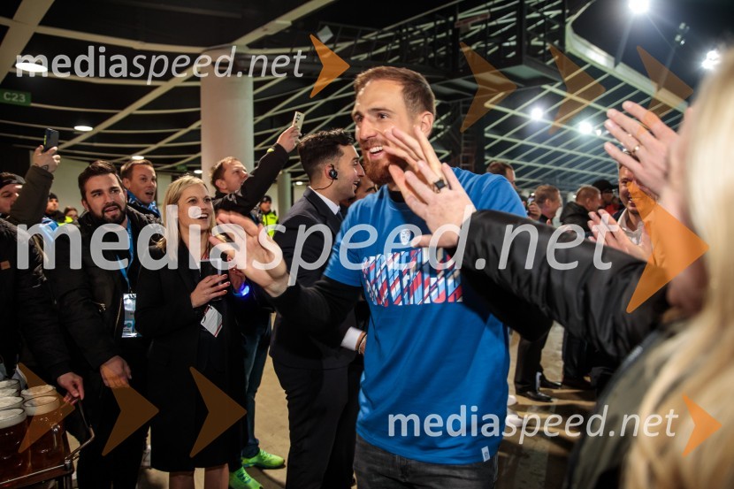  Jan Oblak, nogometaš, SlovenijaKvalifikacije za nogometno EP: Slovenija- Kazahstan