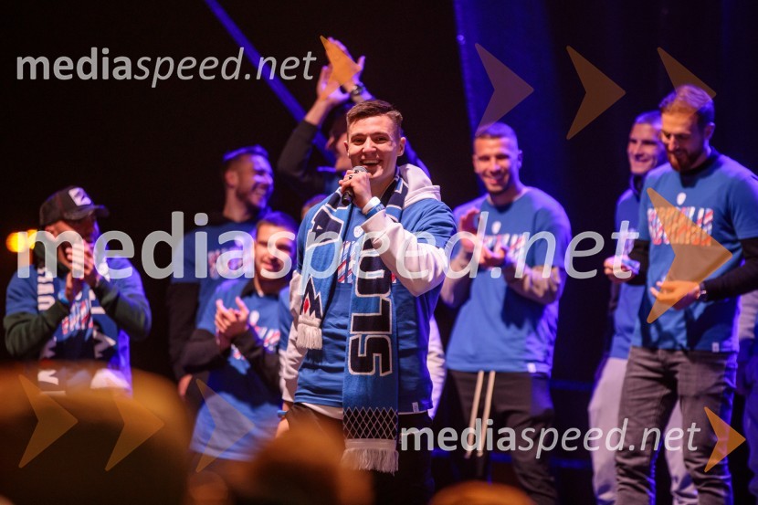  Benjamin Šeško, nogometaš, SlovenijaKvalifikacije za nogometno EP: Slovenija- Kazahstan