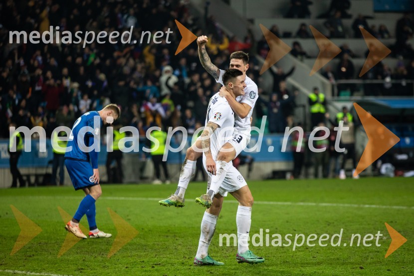  Benjamin Šeško, nogometaš, Slovenija;  Erik Janža, nogometaš, SlovenijaKvalifikacije za nogometno EP: Slovenija- Kazahstan