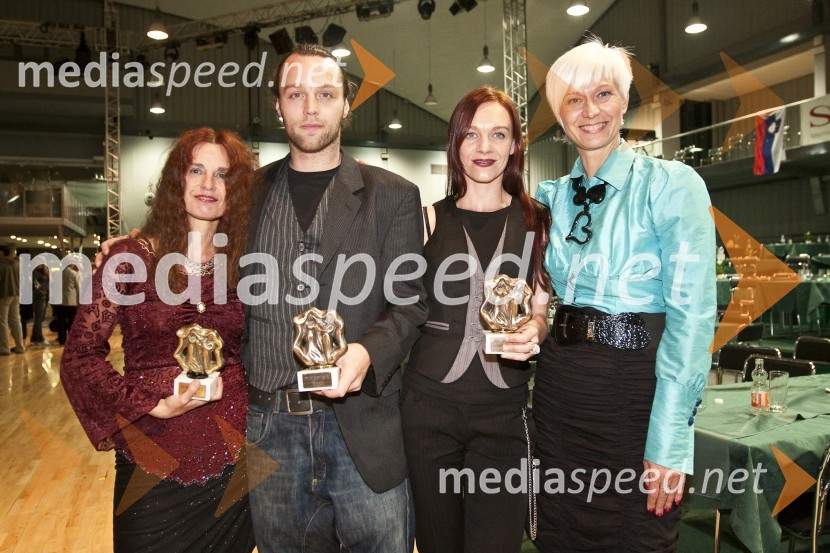 Jasna Knez, legenda slovenskega sodobnega plesa, Gregor Luštek in Rosana Hribar, plesalca sodobnega plesa ter  	Barbra Drnač, plesna novinarka in urednica oddaje Parada plesaDržavno prvenstvo v latinskoameriških plesih in podelitev nagrad Povodni mož 2008