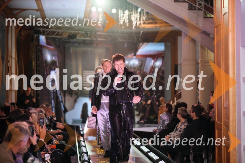  Gregor  Strasbergar, glasbena skupina MRFYMesec italijanske mode v Galeriji Emporium