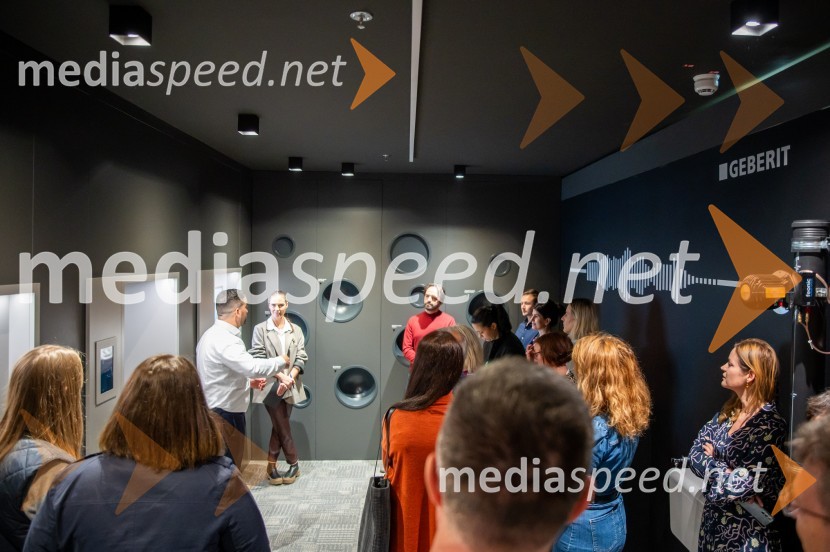 Odprtje novega zvočnega laboratorija družbe Geberit