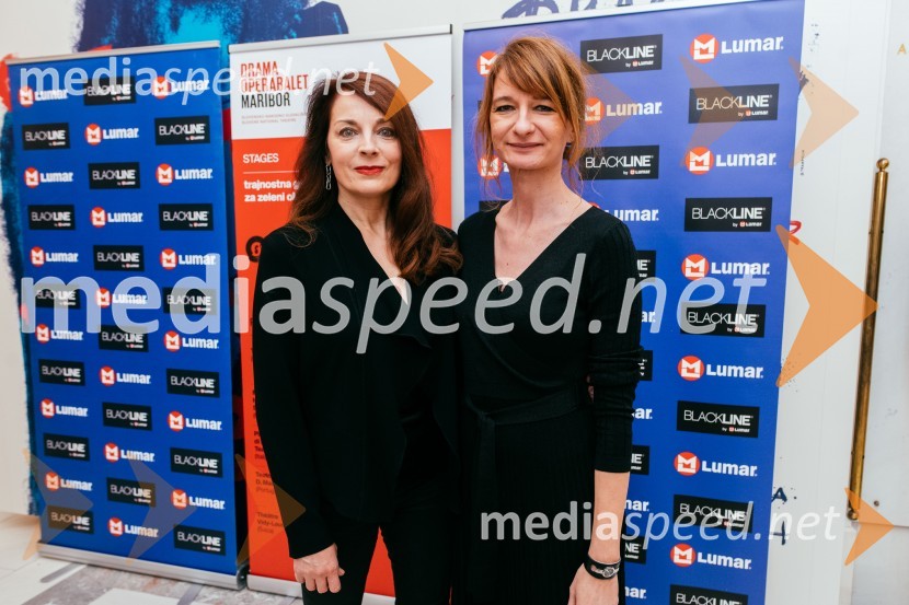  Aleksandra Saša Broz, režiserka, vnukinja Josipa Broz Tita;  Maja Borin, dramaturginjaPremiera Prometej: ena lepa apokalipsa v SNG Maribor