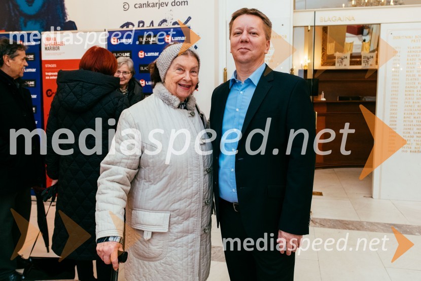  Breda Pugelj, igralka;  Matjaž Partlič, SNG MariborPremiera Prometej: ena lepa apokalipsa v SNG Maribor