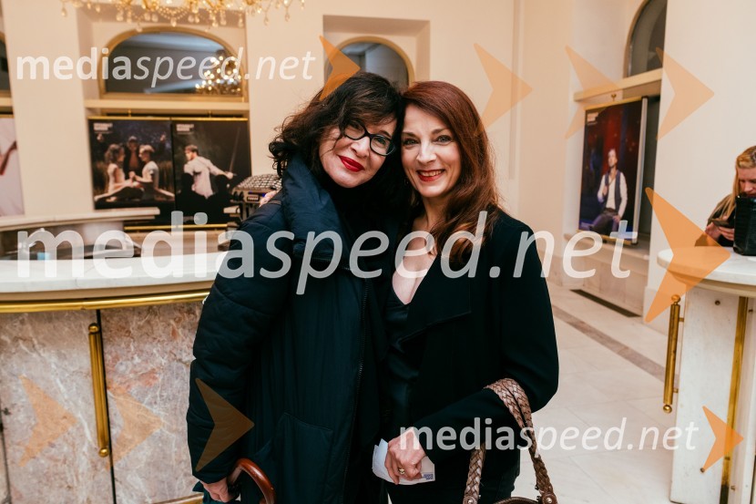  Senka Bulić, direktorica HNK Varaždin;  Aleksandra Saša Broz, režiserka, vnukinja Josipa Broz TitaPremiera Prometej: ena lepa apokalipsa v SNG Maribor