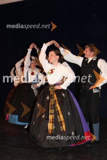 Nastop folklorne skupineUstanovitev Rotary Kluba Maribor Lent