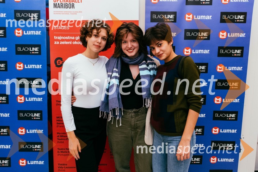  Brina Rakun;  Ela Potočnik, igralka;  Špela Lovrec, igralkaPremiera Prometej: ena lepa apokalipsa v SNG Maribor