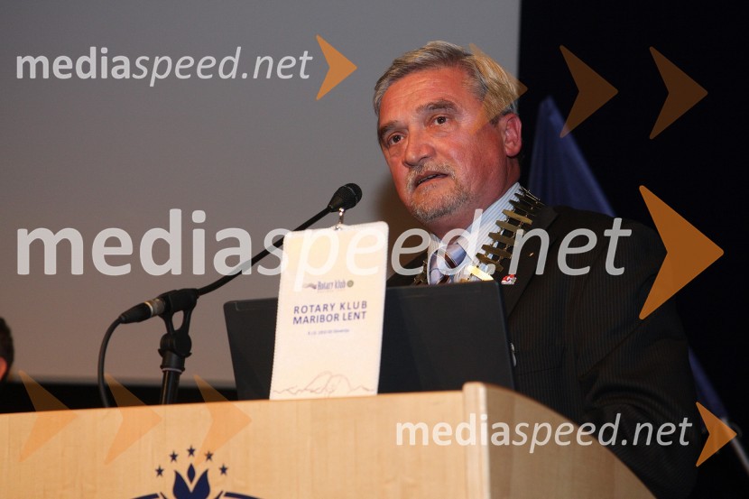 Janko Razgoršek, podjetnik in predsednik Rotary kluba MariborUstanovitev Rotary Kluba Maribor Lent