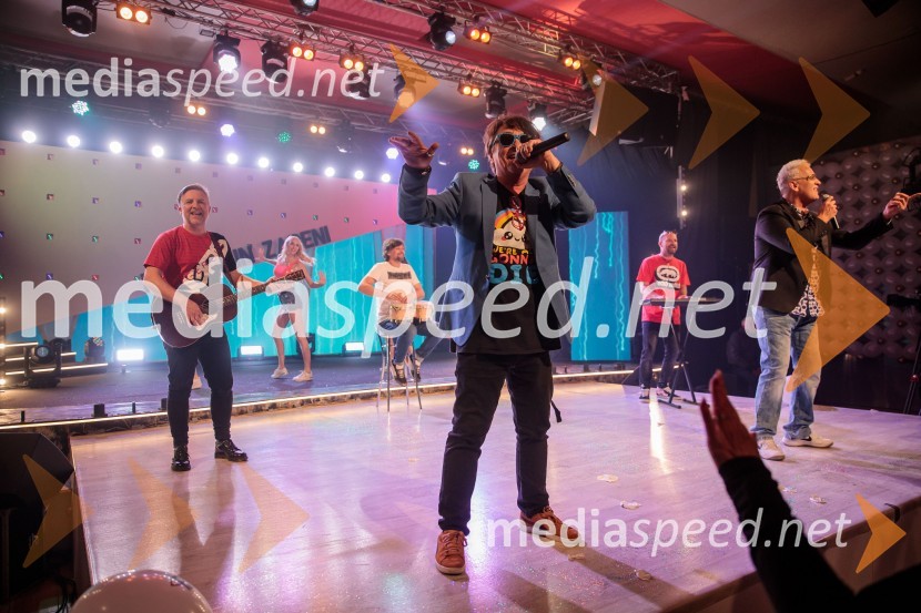  Dare Kaurič, glasbenik, skupina Kingston;  Reno Čibej, pevec, skupina KingstonPoglej in zadeni, 30 let kasneje