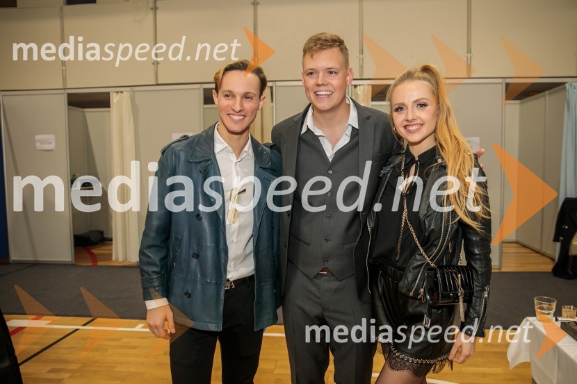  Davide Buffone, baletni plesalec;  Justus Reid, influenser iz Amerike;  Mina Radaković, baletna plesalkaPoglej in zadeni, 30 let kasneje