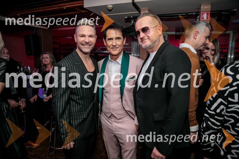  Sebastian Podgornik, pevec in plesalec;  Stojan  Auer, mestni svetnik, LPR - Lista za pravičnost in razvoj;  Miran Miki Vlahovič, glasbenikPoglej in zadeni, 30 let kasneje