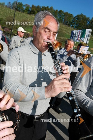 Rudi Moge, politik in član Godbe veteranov ŠtajerskeSrečanje članov Porsche klub Slovenija