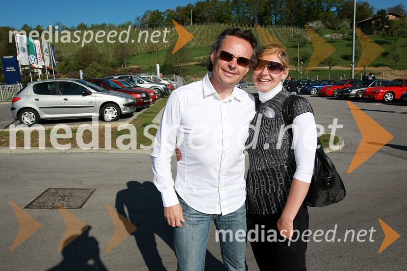 Goran Dominko in Maja Kardoš, podjetnikaSrečanje članov Porsche klub Slovenija