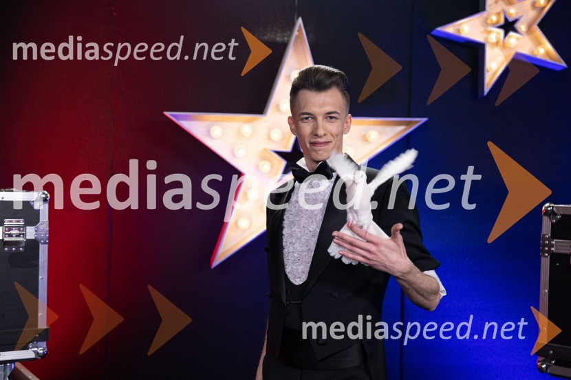  Niki Knežević, čarodejSlovenija ima talent 2023, četrta polfinalna oddaja