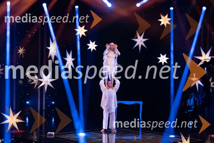  Matjaž  Kekec, Arbadakarba;  Tina Vrdjuka Kekec, ArbadakarbaSlovenija ima talent 2023, četrta polfinalna oddaja