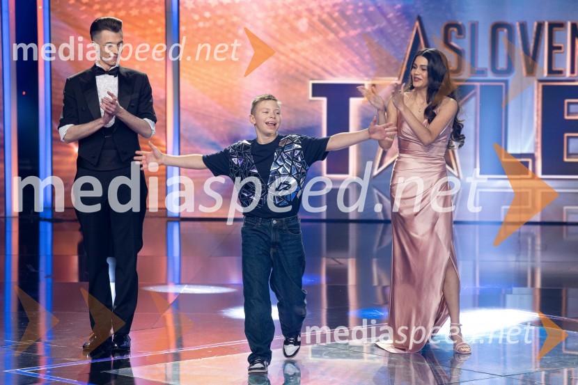  Niki Knežević, čarodej;  Viktor Gasiunas, plesalec;  Maria Sofia Tovar Brčić, pevkaSlovenija ima talent 2023, četrta polfinalna oddaja