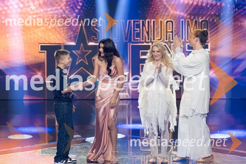  Viktor Gasiunas, plesalec;  Maria Sofia Tovar Brčić, pevka;  Tina Vrdjuka Kekec, Arbadakarba;  Matjaž  Kekec, ArbadakarbaSlovenija ima talent 2023, četrta polfinalna oddaja