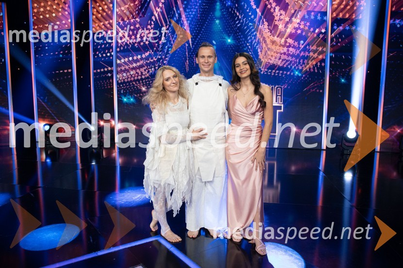  Tina Vrdjuka Kekec, Arbadakarba;  Matjaž  Kekec, Arbadakarba;  Maria Sofia Tovar Brčić, pevkaSlovenija ima talent 2023, četrta polfinalna oddaja
