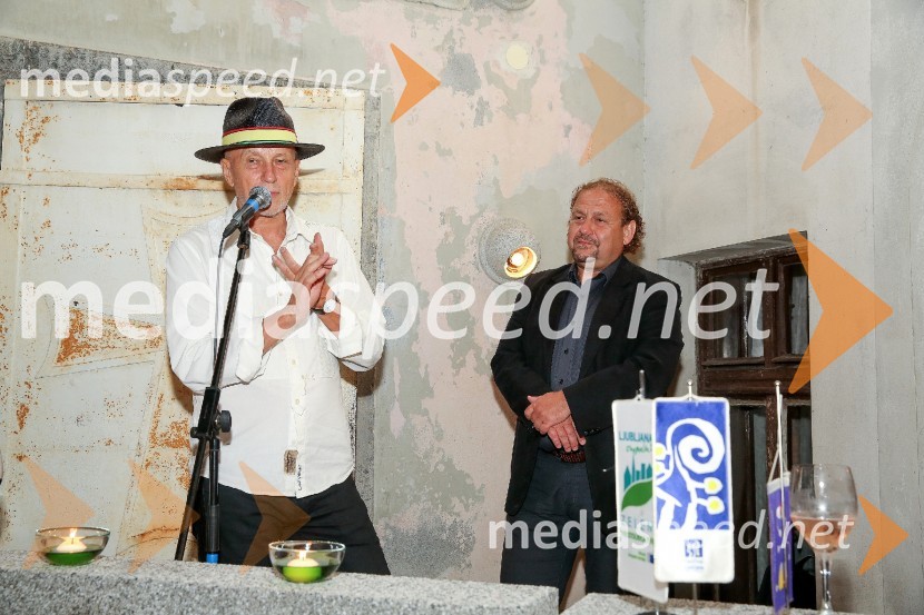  Vlado Kreslin, glasbenik;  Darko  Brlek, direktor in umetniški vodja, Festival LjubljanaVlado Kreslin praznuje 70. let