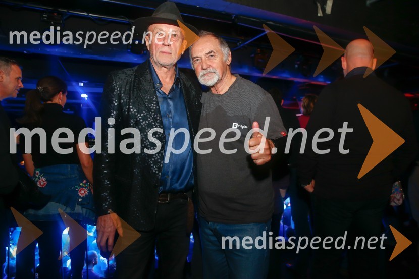  Vlado Kreslin, glasbenik;  Dragan  Bulič, glasbeni urednikVlado Kreslin praznuje 70. let