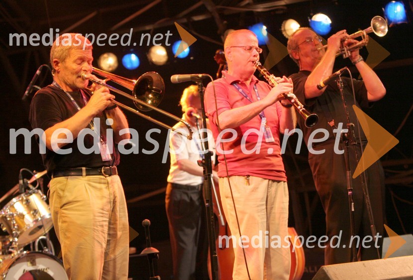 Miklavž Dobovišek (pozavna), Mitja Kajfež (klarinet) in Rudi Bužga (trobenta), Ljubljanske korenineFestival Lent
