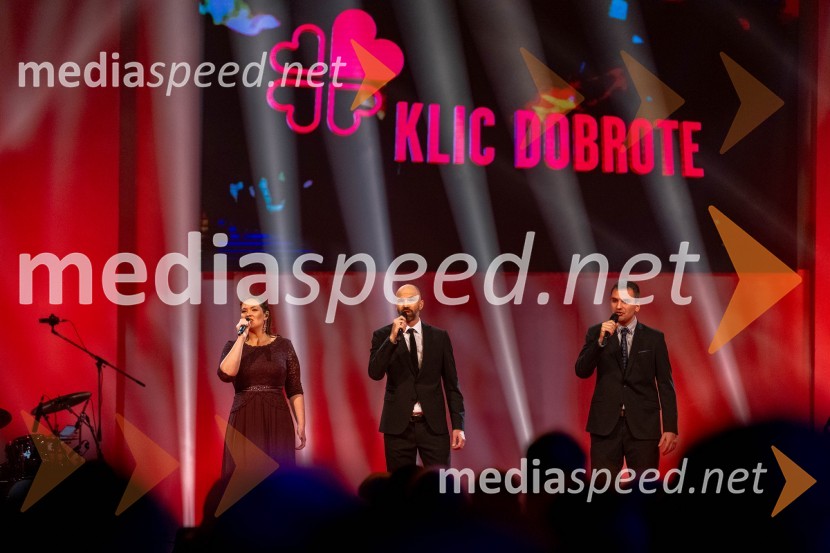  Manca Hribar, pevka;  Andres Jerman, pevec;  Jakob Čuk, pevecDobrodelni koncert Klic dobrote za družine v stiski