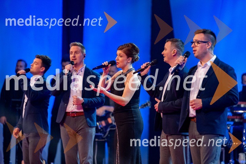  Miha Volk, ansambel Vikend;  Miha Lesjak, ansambel Vikend;  Tina Debevec, operna pevka;  Primož Osek, ansambel Vikend;  Gregor Gramc, ansambel VikendDobrodelni koncert Klic dobrote za družine v stiski