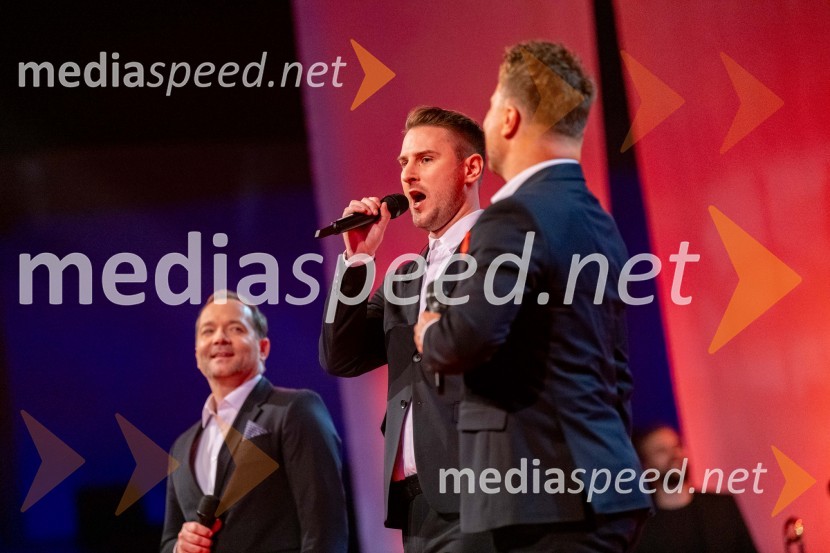  Aljaž Farasin, operni pevec;  Gregor Ravnik, pevec;  Matjaž Robavs, operni pevecDobrodelni koncert Klic dobrote za družine v stiski