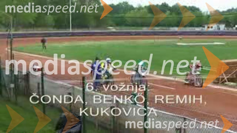 6. vožnja:
Aljoša Remih, Aleksander Čonda, Roland Benko, Samo KukovicaSPEEDWAY, Državno prvenstvo mladincev 2009, 3. dirka