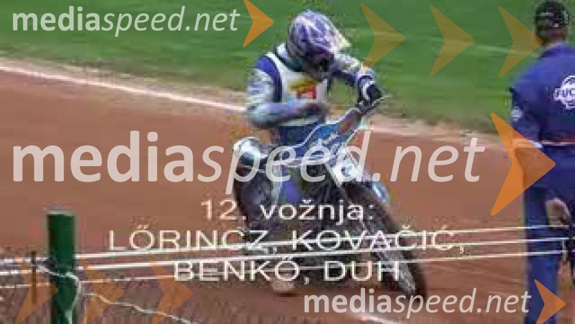12. vožnja: 
Dino Kovačić, Roland Benko, Matija Duh, Atiila LorinczSPEEDWAY, Državno prvenstvo mladincev 2009, 3. dirka