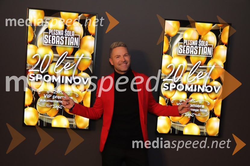 Sebastian Podgornik, pevec in plesalec20 let spominov, VIP premiera dokumentarnega filma o plesni šoli Sebastian