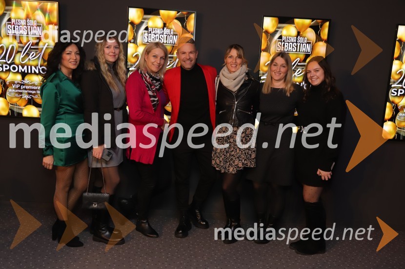  Marina Kralj Percic;  ... ;  ... ;  Sebastian Podgornik, pevec in plesalec;  ... ;  ... ;  ... 20 let spominov, VIP premiera dokumentarnega filma o plesni šoli Sebastian