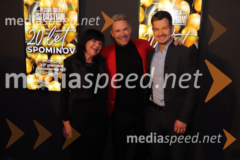  ... ;  Sebastian Podgornik, pevec in plesalec;  ... 20 let spominov, VIP premiera dokumentarnega filma o plesni šoli Sebastian