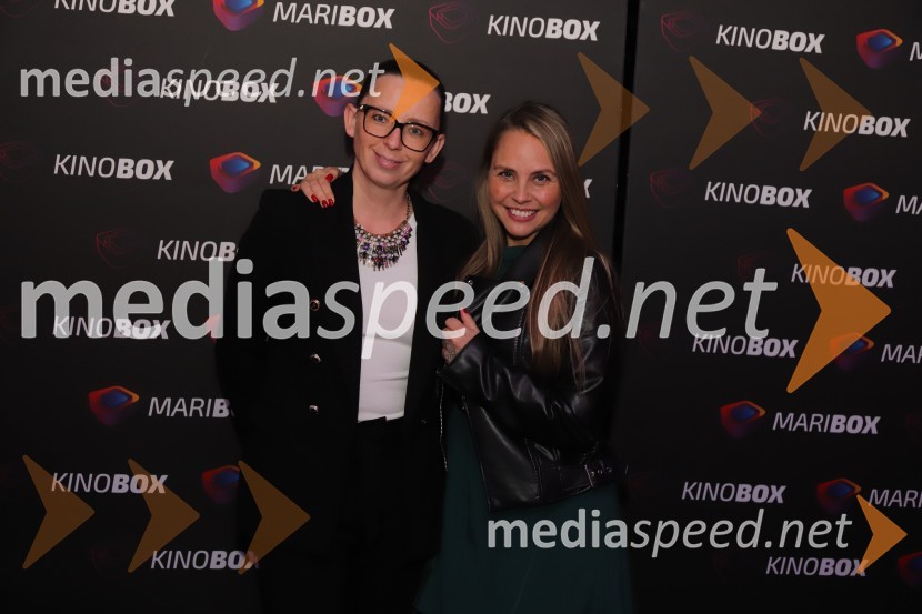  Ksenija Arzenšek, pomočnica direktorja MARIBOX;  Tinkara Fortuna, skupina Bepop20 let spominov, VIP premiera dokumentarnega filma o plesni šoli Sebastian