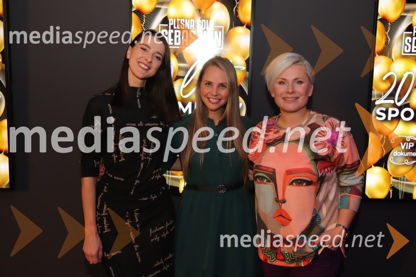  Alenka  Husič, pevka, skupina Bepop;  Tinkara Fortuna, skupina Bepop;  Ana  Praznik, voditeljica, pevka Bepop20 let spominov, VIP premiera dokumentarnega filma o plesni šoli Sebastian