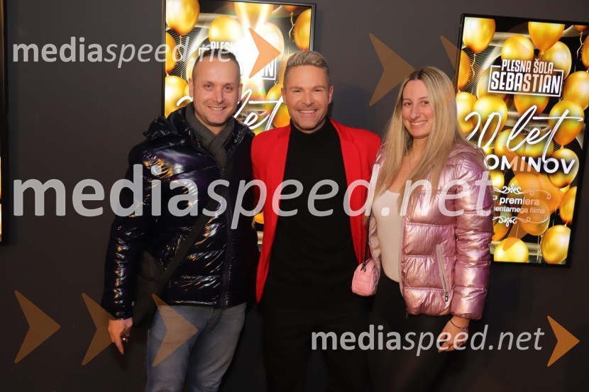  ... ;  Sebastian Podgornik, pevec in plesalec;  ... 20 let spominov, VIP premiera dokumentarnega filma o plesni šoli Sebastian