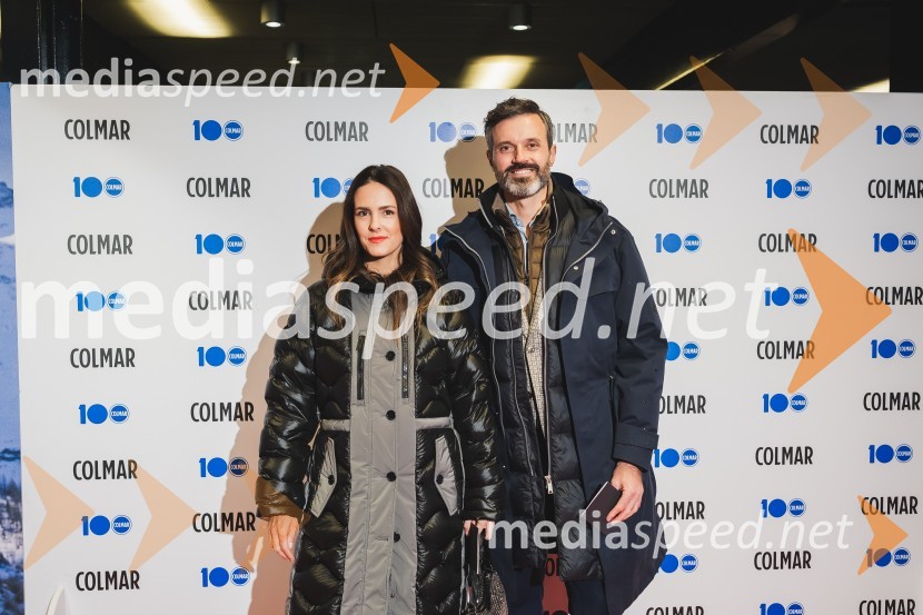  Doris Šantek, vodja galerije Emporium;  Marinko Šantek, Sheratton hotel100-letnica blagovne znamke Colmar