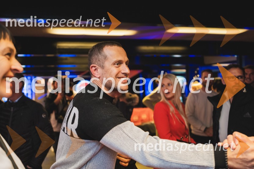  Jure Košir, nekdanji smučar100-letnica blagovne znamke Colmar