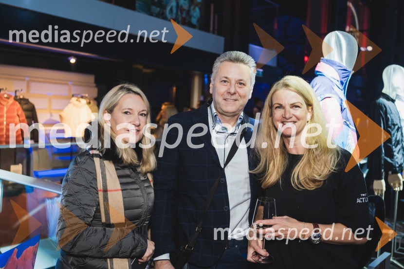 dr. Jerneja Ahčan, pediatrinja; prof. dr. Uroš Ahčan, specialist plastične kirurgije;  Špela Pretnar, nekdanja smučarka in predstavnica za odnose z javnostmi,Smučarska zveza Slovenije 100-letnica blagovne znamke Colmar