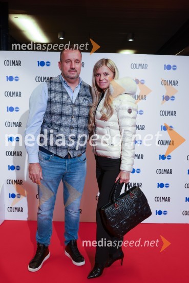  Robert Šterpin, direktor, Bora d.o.o.;  Barbara Verhovec,  Val Navtika100-letnica blagovne znamke Colmar