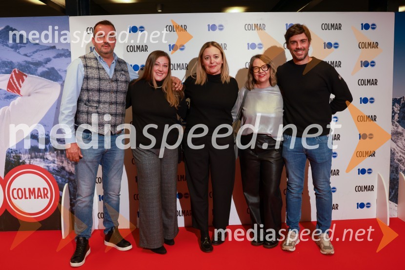  Robert Šterpin, direktor, Bora d.o.o.;  ... ;  ... ;  ... ;  Stefano Colombo, direktor prodaje in marketinga blagovne znamke Colmar100-letnica blagovne znamke Colmar