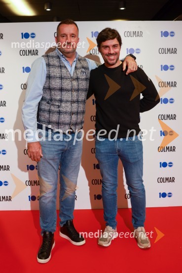  Robert Šterpin, direktor, Bora d.o.o.;  Stefano Colombo, direktor prodaje in marketinga blagovne znamke Colmar100-letnica blagovne znamke Colmar