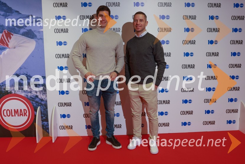  Žan Kranjec, smučar;  Rene  Mlekuž, nekdanji smučar, organizator Grubinega memoriala100-letnica blagovne znamke Colmar