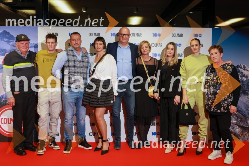  ... ;  ... ;  Robert Šterpin, direktor, Bora d.o.o.;  Tamara Šterpin, Bora d.o.o.;  Sandi Šterpin;  ... ;  ... ;  Hana Šterpin;  ... 100-letnica blagovne znamke Colmar