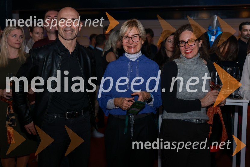  Pavel Marđonović, predsednik kolesarske zveze Slovenija;  Urška Marolt;  Maša Pečar100-letnica blagovne znamke Colmar